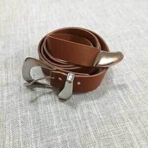 Vintage 1990's Omega Women's Leather Western Equestrian Belt Size ML